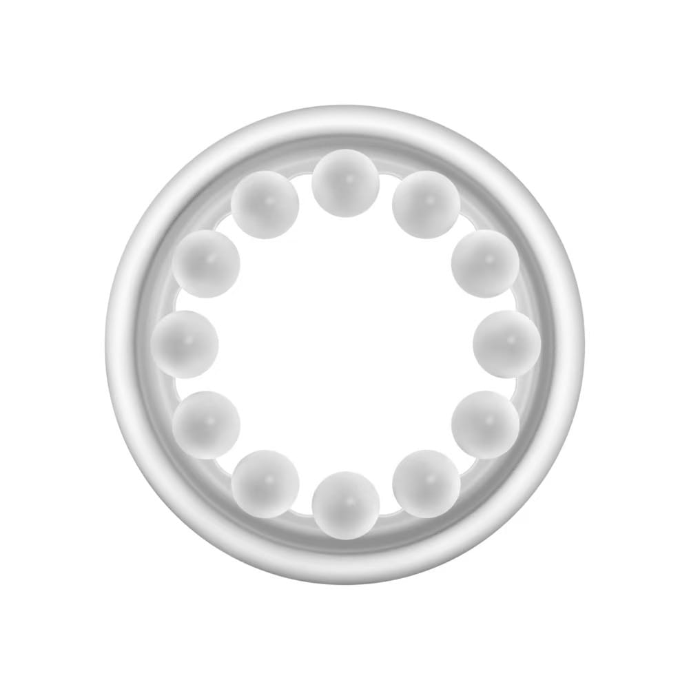 Kit de 3 Anillos de Silicón con Perlas, imagen 1