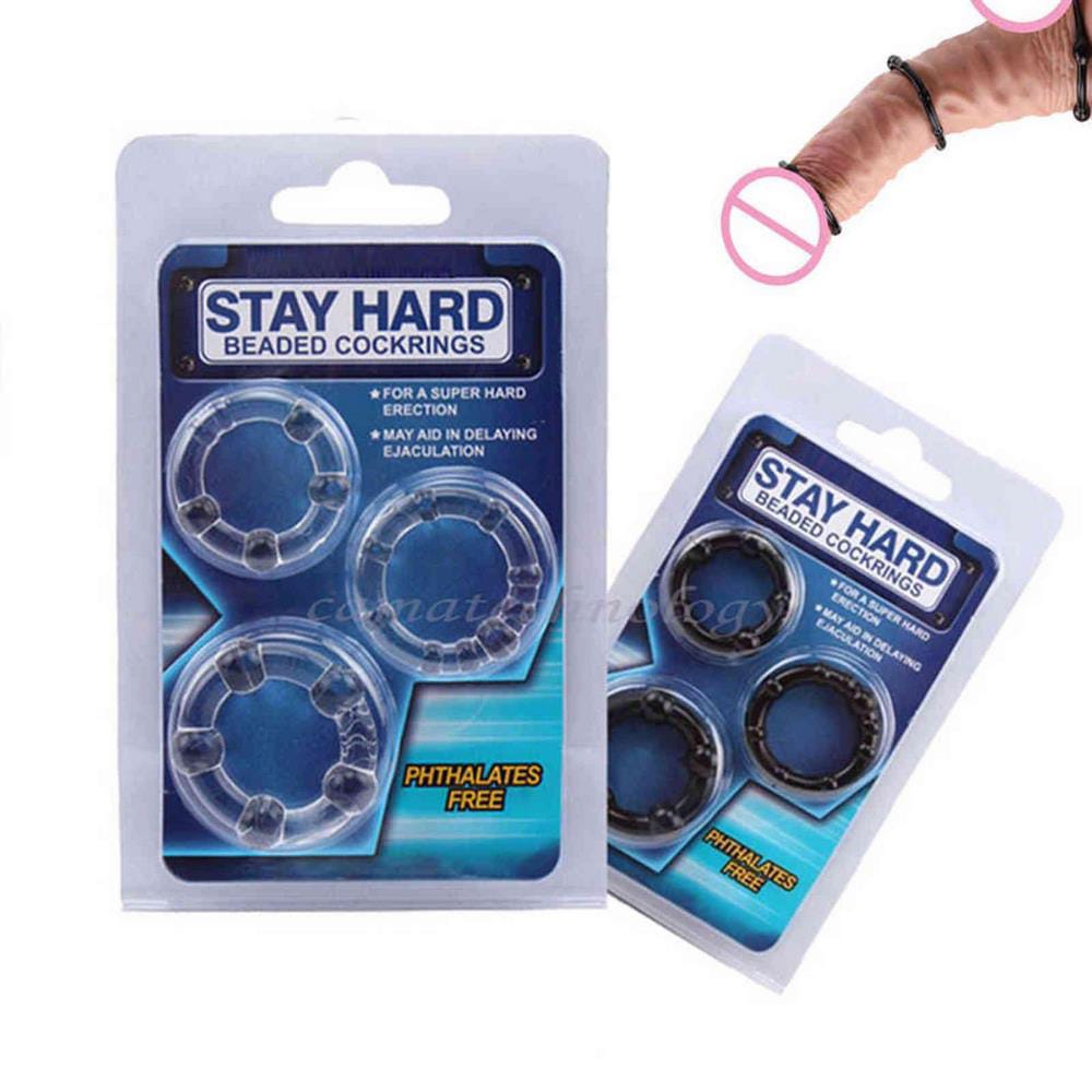 Kit de 3 Anillos Texturizados